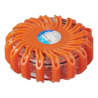 Proplus Lampe d'avertissement LED magnétique, lampe flash ronde, orange, Ø95 mm x 35 mm