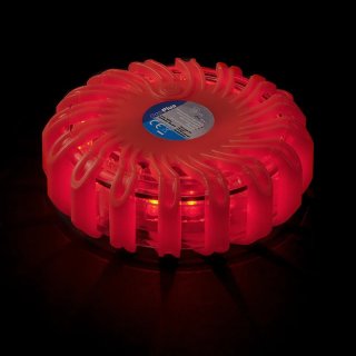 Proplus Lampe d'avertissement LED magnétique, lampe flash ronde, orange, Ø95 mm x 35 mm