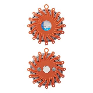 Proplus Lampe d'avertissement LED magnétique, lampe flash ronde, orange, Ø95 mm x 35 mm