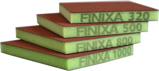 Finixa Sharp Foam Pads P800, Clear Coat Prep, 120x198x13mm (4st)