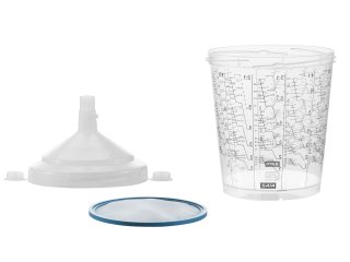 SATA RPS bekersysteem 600ml met 125 micron zeef (50 stuks)