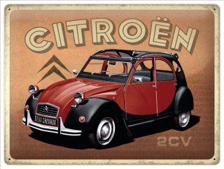 Nostalgic Art metalen bord 30x40 cm Citroën 2CV Charleston