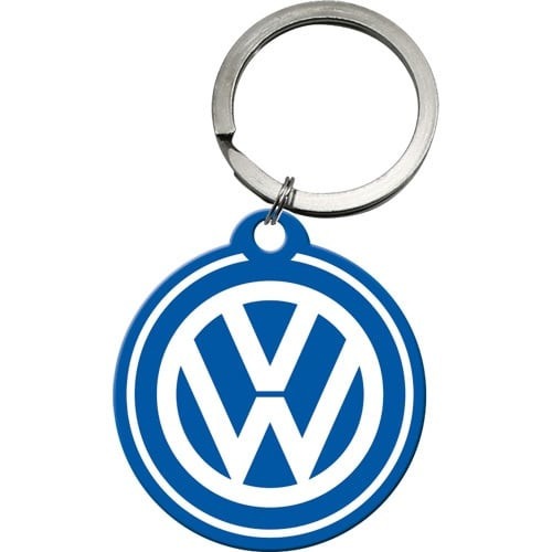 CZ 48048 - NOSTALGIC ART VW LOGO BLAUW-WIT