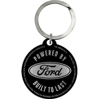 Nostalgic Art keychain Powered By Ford - Built To Last Ø 4 cm