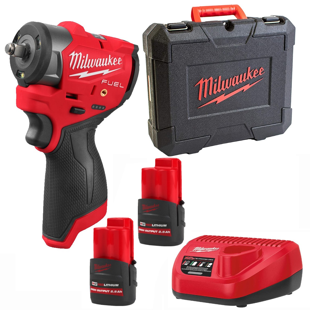 MIL 4933498970-milwaukee 3-8  Sub-compacte Slagmoersleutel Met Frictiering,m12 Fsciwf38-252x