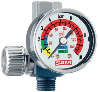 SATA 1/4" Luchtdrukregelaar Met Manometer