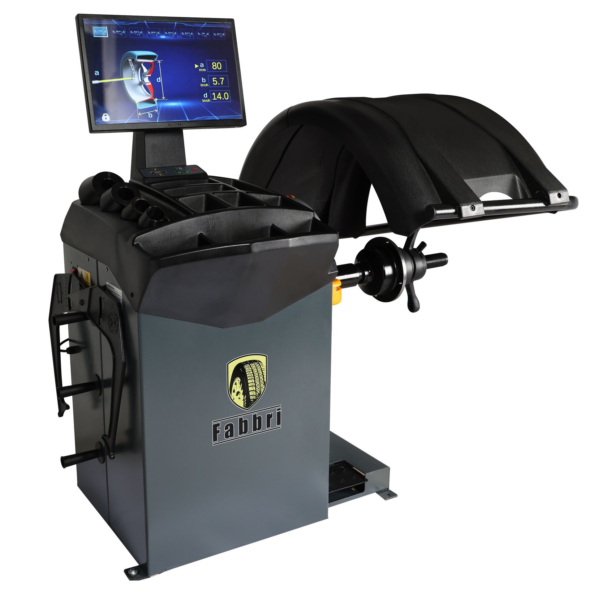 VAL 51AZH827X - FABBRI ZH827X Banden Balanceermachine automatisch met LCD scherm,  laser en sonarsensor, max 24 inch-1