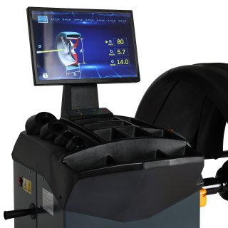 Fabbri ZH827X banden balanceermachine met lcd scherm, laser en sonarsensor
