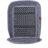 HEYNER Massage Cushion, Wooden Spheres, Gray, Premium