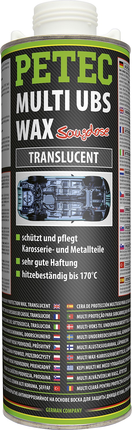 PETEC 73410 - Petec Bodemplaatsbeschermingswax Transparant Patroon, 1 L