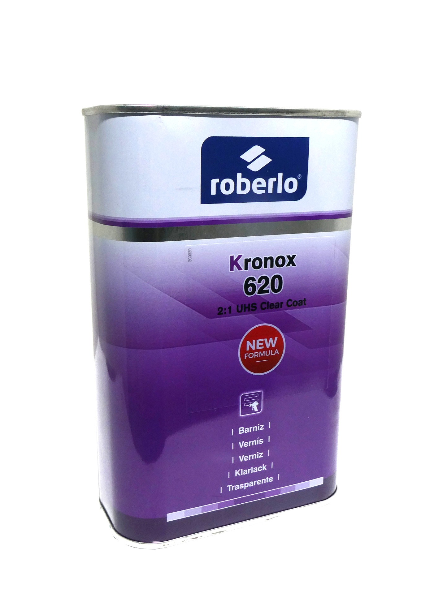 ROBERLO 69772 - ROBERLO Kronox 620 Uhs 21 Blanke Lak, 1l Blik (X