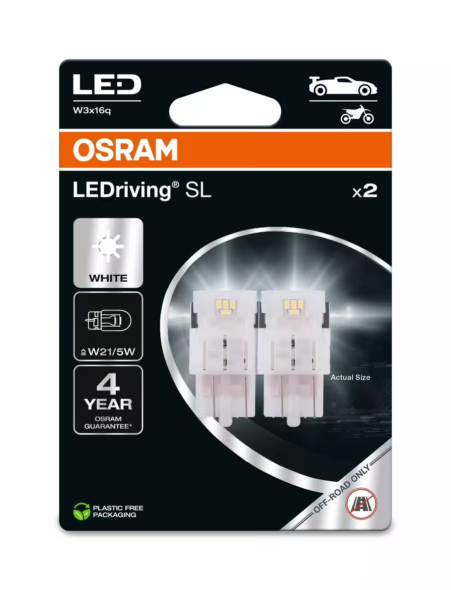 OSRAM 7515DWP-'OSRAM LEDRIVING SL W21-5W, WHITE, 12V 6000K (2ST)