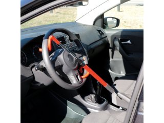 Carpoint stuurslot Elephant rood met 2 sleutels