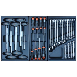 Custor CTB99082 tool trolley King Size Deluxe 5 drawers filled 22 modules