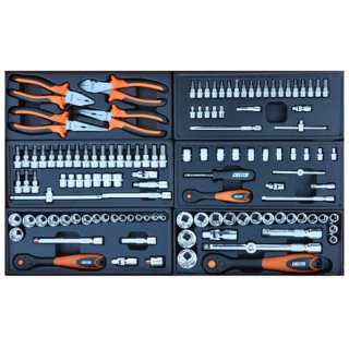 Custor CTB99082 tool trolley King Size Deluxe 5 drawers filled 22 modules