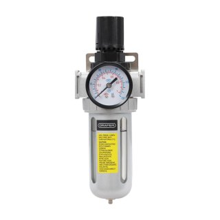 Draper 1/4" water separator with pressure regulator and manometer