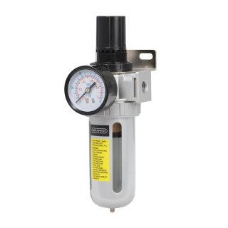 Draper 1/4" water separator with pressure regulator and manometer