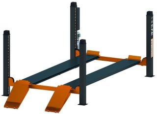 Eae Ee-6435v2.s52l.50t.e | Pont élévateur 4 colonnes avec plateformes plates, 5,20 mètres, 5t