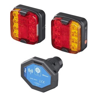 ProPlus wireless LED trailer lighting set with magnets and 7-pin Bluetooth connection