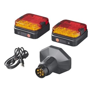 ProPlus wireless LED trailer lighting set with magnets and 7-pin Bluetooth connection