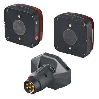 ProPlus wireless LED trailer lighting set with magnets and 7-pin Bluetooth connection