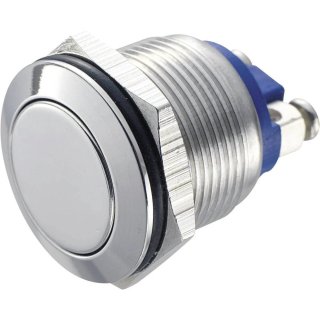 Brass Chrome-Plated Push Button Switch 12V 20A