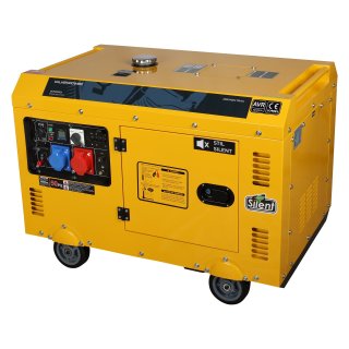 Valkenpower dieselgenerator geluidsgedempt 230V/400V 8 kW met AVR en ATS