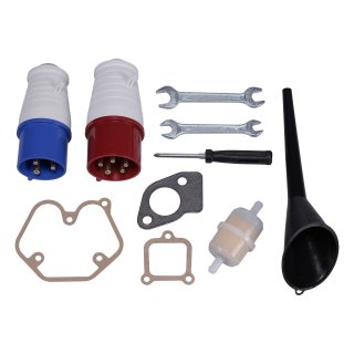 Valkenpower dieselgenerator geluidsgedempt 230V/400V 8 kW met AVR en ATS