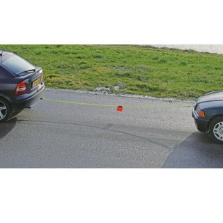 ProPlus sleepkabel met haken 5000 kg met waarschuwingsvlag