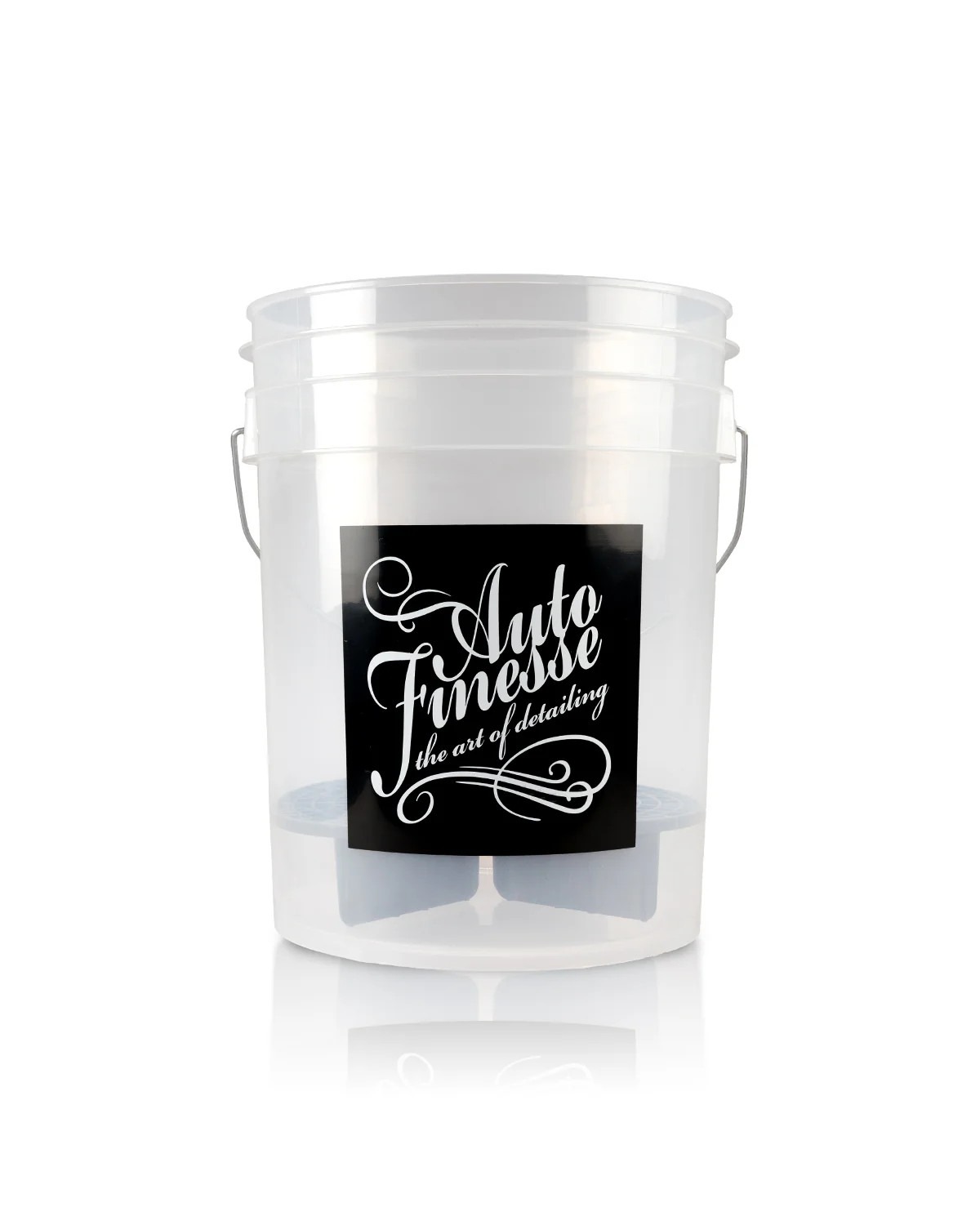Seau transparent Auto Finesse avec Grit Guard 20 litres