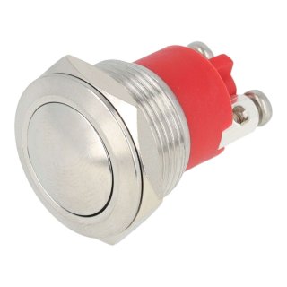 Interrupteur à bouton-poussoir inox 12V 20A avec joint étanche