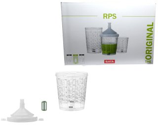 Système de godets SATA RPS 0,6 l avec filtre à insertion 200 µm (50 pièces)