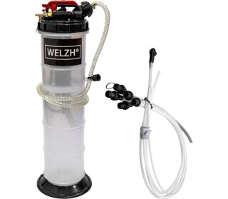 WELZH manual and pneumatic fluid extractor 9.5 liter