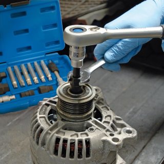 DRAPER 1/2" (12.5mm) pulley puller set 13-piece for alternators