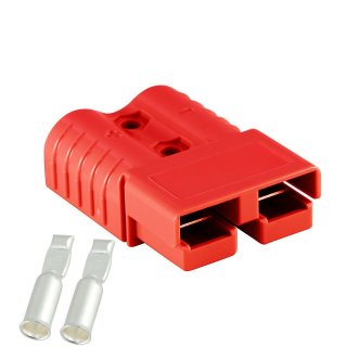 HIGH TECH PARTS batterijstekker 50A rood met 6mm² pin
