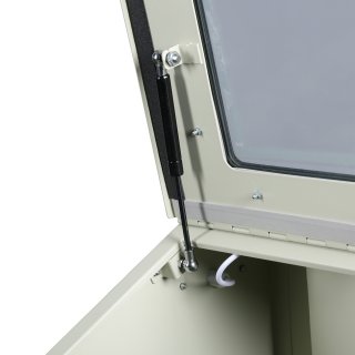 Cabine de sablage ZIONAIR 190 litres avec trappe avant sur pieds bas