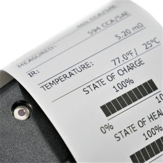 DHC BT2400 digitale batterijtester met LCD-scherm en printer, 25-3000 CCA, 6-24V