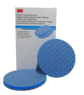 3M 33353 Hookit flexibele schuim schuurschijven Ø75mm, P1500 (20st)
