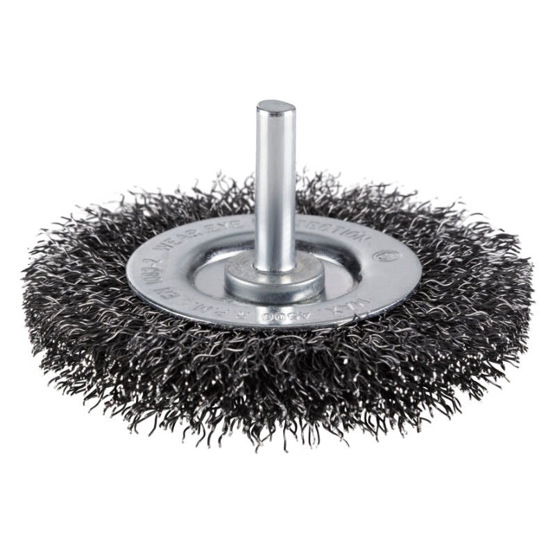 Rhodius schijfborstel met stift 75 mm 4500 rpm voor boormachines