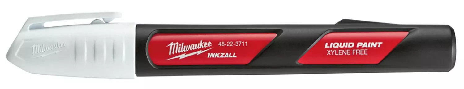 Marqueur de peinture blanc Milwaukee avec pointe acrylique durable