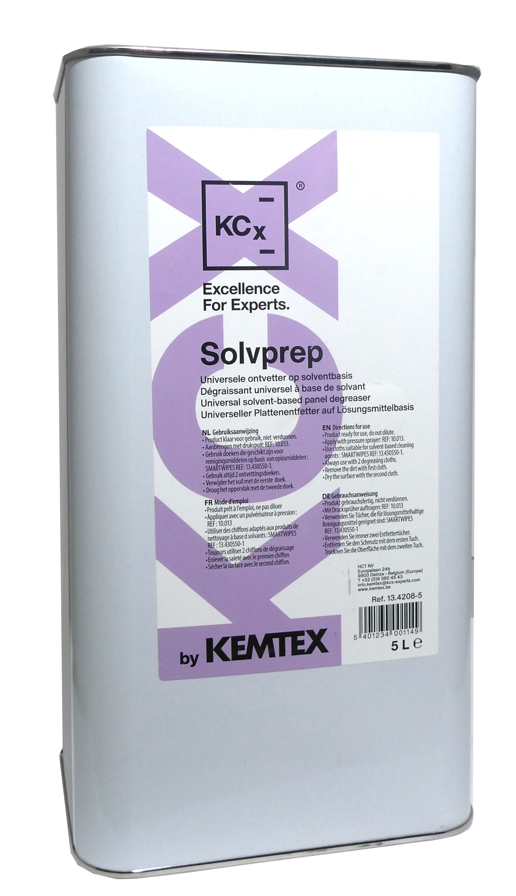 KCX Solvprep universal solvent degreaser, 5 liters