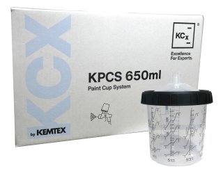 KCX Paint Cup System KPCS 600 ml 125 µm 50 stuks