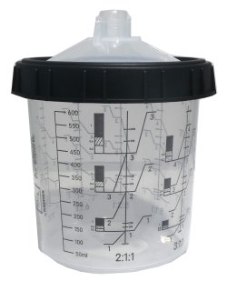 KCX Paint Cup System KPCS 600 ml 125 µm 50 stuks