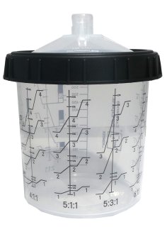 KCX Paint Cup System KPCS 600 ml 125 µm 50 stuks