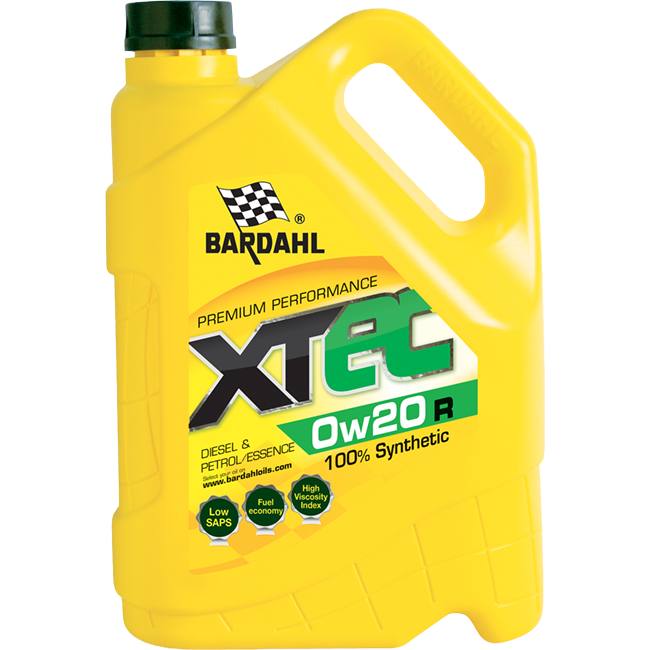 BAR35973-Bardahl 0W20 XTEC R Motorolie, 5L