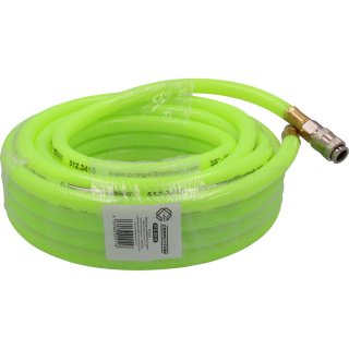 KS-TOOLS compressed air hose fluo green Ø 10mm, 10m long
