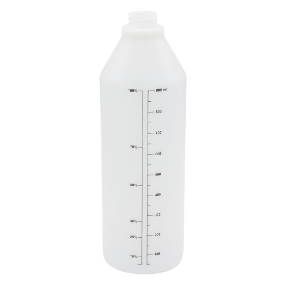 Fiberone measuring bottle 1 liter with graduations and cap