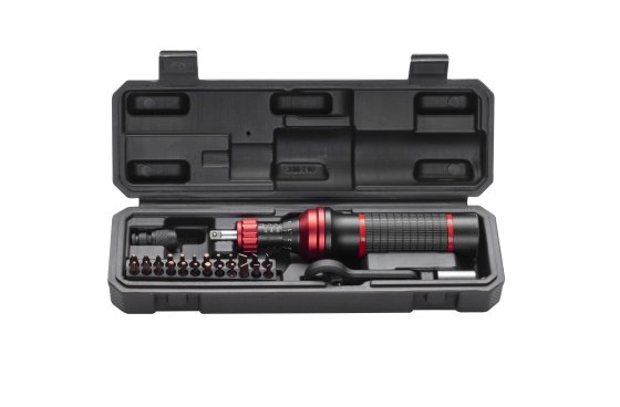 Clé dynamométrique POWERHAND 1/4" 1-6 Nm avec embouts