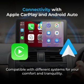 AutoSky APID301 7 inch wireless CarPlay & Android Auto screen