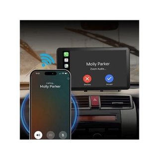 AutoSky APID301 7 inch wireless CarPlay & Android Auto screen